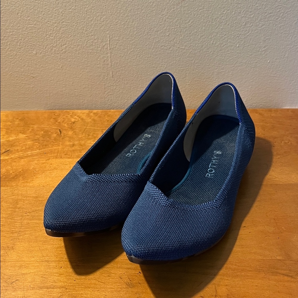 Rothy's Royal Blue “Point I” Women's Flats